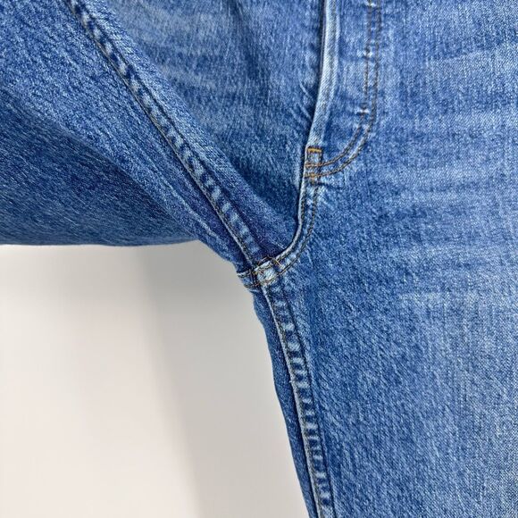 Reformation Serena High Skinny Jeans Size 29 in Maya Blue Raw Hem - Picture 7 of 10